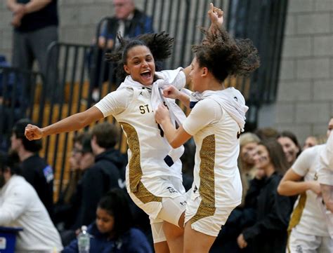 Gallery:  St. Mary’s girls beat Rockland 70-43 during the state semifinals